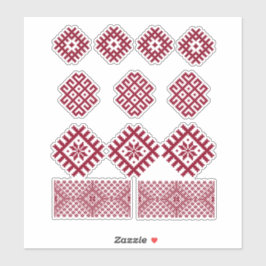 Alte lettische Symbole Jumis Morning Star Aufkleber