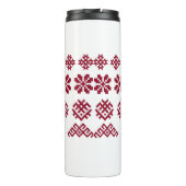 Alte lettische Symbole Sun Moon Star Jumis Thermosbecher (Rückseite)