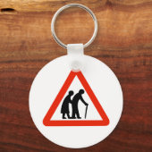 alte Leute Schlüsselanhänger (Vorderseite)
