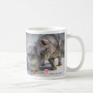 alte Liebe liegt tief… Katzen-Tasse Kaffeetasse