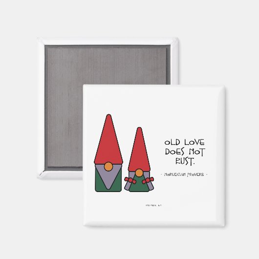 Alte Liebe Magnet (Vorderseite/Rückseite)