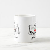 Alte Liebesbriefe Kaffeetasse (Mittel)