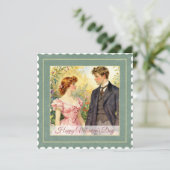 Alte Liebeskunst - Valentinstag Feiertagskarte (Stehend Vorderseite)