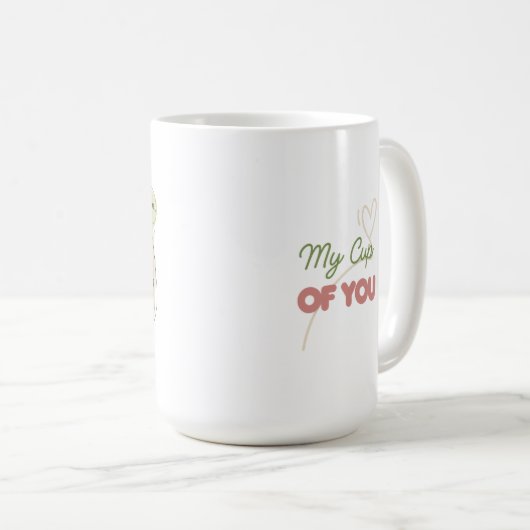 Alte Liebessprache. 🦖☕✨ Kaffeetasse (VorderseiteRechts)