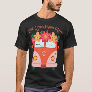 Alte Liebhaber Hippie-Musik Hippy-Camping Brauer T-Shirt