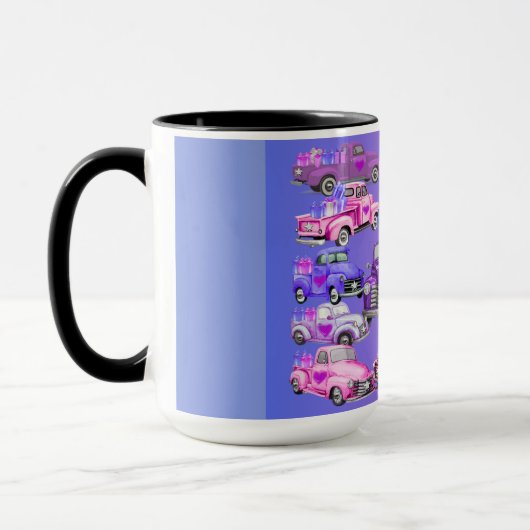 Alte Lieferwagen LKW Kaffeemaschine Tasse (Links)