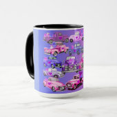 Alte Lieferwagen LKW Kaffeemaschine Tasse (Vorderseite Links)