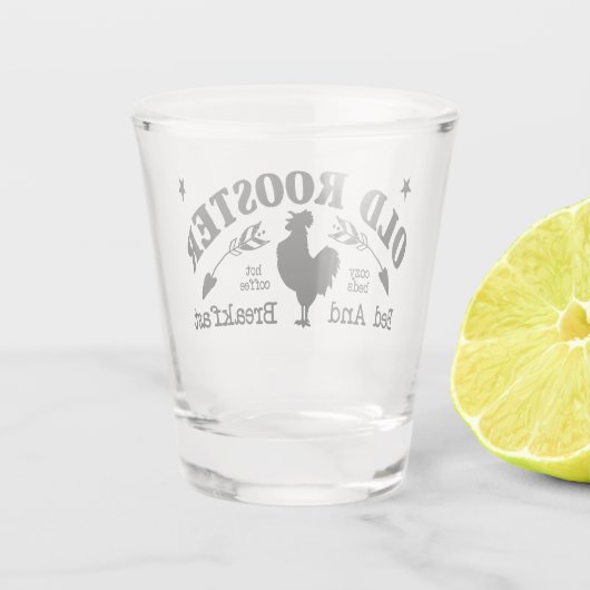 Alte Liste Schnapsglas (Rückseite)