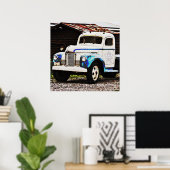 Alte LKW Fotografie Poster Art (Heimbüro)