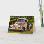 Alte LKW-Klassikkarte Karte (Vorderseite)