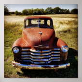 Alte LKW-Poster Poster (Vorne)