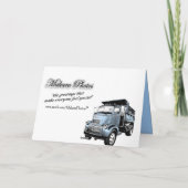 Alte LKWs Card-csutomisieren Karte (Rückseite)