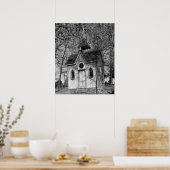 Alte Log Chapel Poster (Küche)