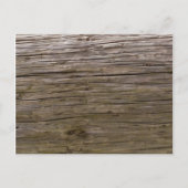 Alte Logstruktur Postkarte (Vorderseite)