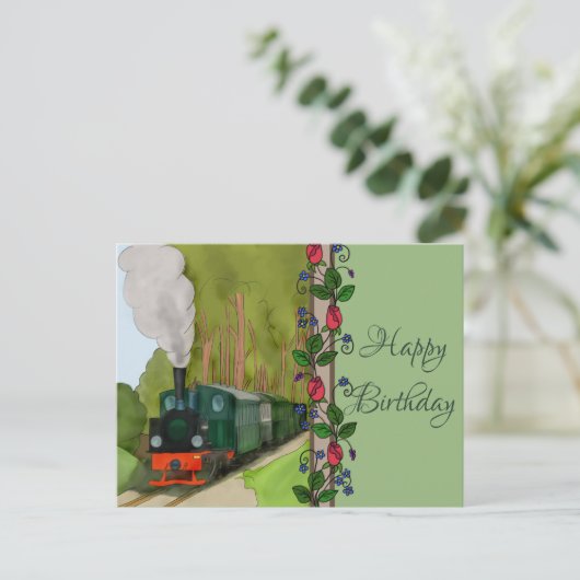 Alte Lok Postkarte (Stehend Vorderseite)