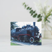 Alte Lokomotive Postkarte (Stehend Vorderseite)