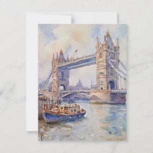 Alte Londoner Reise-Postkarte Postkarte