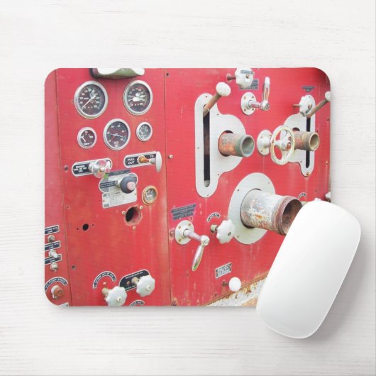 Alte Löschfahrzeuggeräte Mousepad (Mit Mouse)