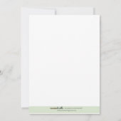 Alte MacDonald EIEIO Bauernhofbarnyard-Babyparty Einladung (Rückseite)