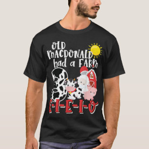 Alte MacDonald Farm 3. Geburtstag 3 Jahre alt Birt T-Shirt