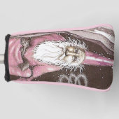 Alte Magie Zauberer rosa Robben mit Freret Golf Headcover (Vorderseite)