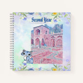 Alte Mahal Ruins Zweites Jahr Katzenliebhaber Past Notizblock (Vorderseite)