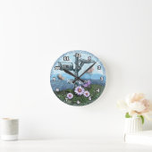 Alte Mailbox-Uhr Runde Wanduhr (Zuhause)