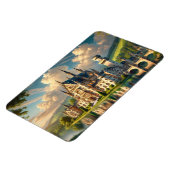 Alte majestätische Burg Magnet (Linke Seite)