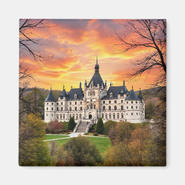 Alte majestätische Burg Magnet