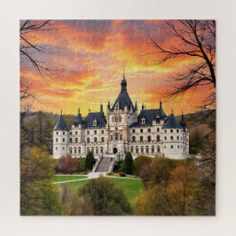 Alte majestätische Burg Puzzle