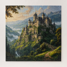 Alte majestätische Burg Puzzle
