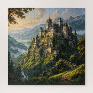 Alte majestätische Burg Puzzle