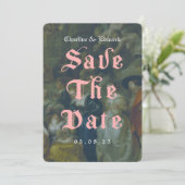 Alte Malerei Gotisch Save the Date Einladung (Stehend Vorderseite)