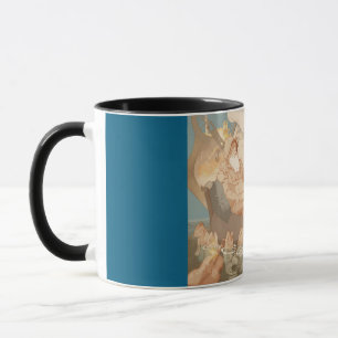 Alte Man Nautical Illustration Tasse