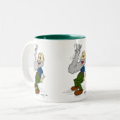 Alte Mann Wave Bart Tasse (Vorderseite Links)