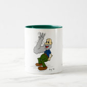 Alte Mann Wave Bart Tasse (Mittel)