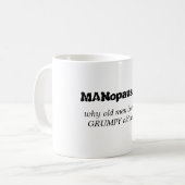Alte Männer Kaffeetasse (Vorderseite Links)