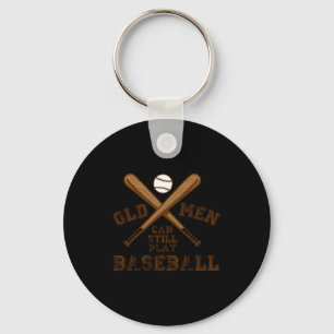 Alte Männer Regeln Spielen Baseball Spaß Sport T-S Schlüsselanhänger