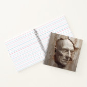 Alte Männer sehen sich dem alten Plaster gegenüber Notizblock (Innenseite)