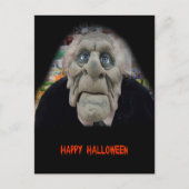 Alte Männergaske im schwarzen Hintergrund Postkarte (Vorderseite)