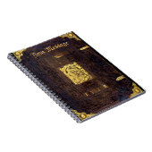 Alte Manuskript-Abdeckung Notizblock (Rechte Seite)