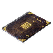 Alte Manuskript-Abdeckung Notizblock (Linke Seite)