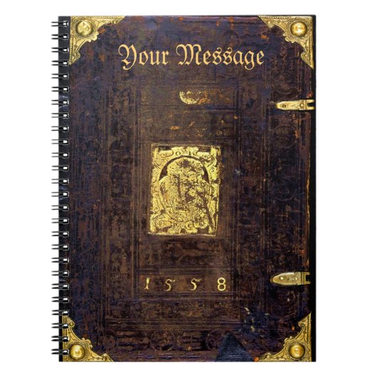 Alte Manuskript-Abdeckung Notizblock (Vorderseite)