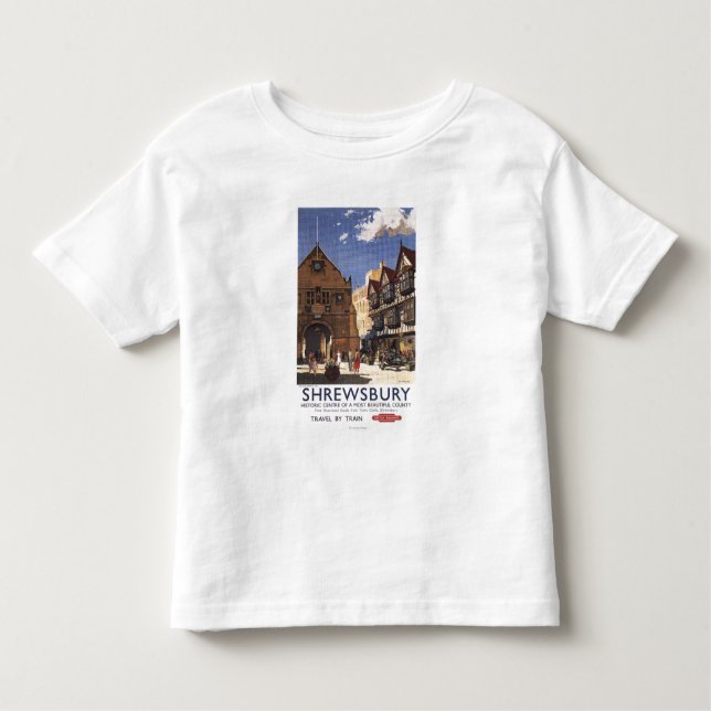 Alte Markt-Hall-Ansicht-britisches Kleinkind T-shirt (Vorderseite)