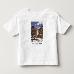 Alte Markt-Hall-Ansicht-britisches Kleinkind T-shirt