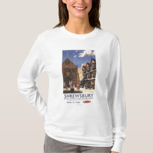 Alte Markt-Hall-Ansicht-britisches T-Shirt