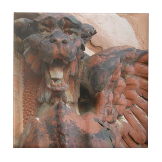 Alte Marktkatze Fliese (Vorderseite)