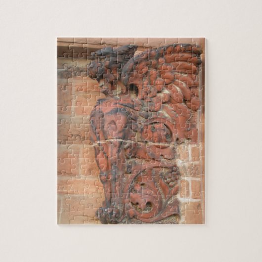 Alte Marktkatze Puzzle (Vertikal)