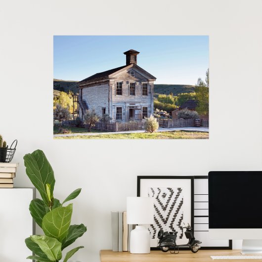 ALTE MASONIC LODGE & SHOOLHOUSE POSTER (Heimbüro)