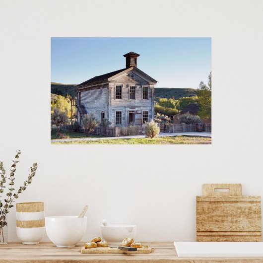 ALTE MASONIC LODGE & SHOOLHOUSE POSTER (Küche)